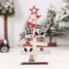 Ornamenti in Legno per Albero di Natale Bambola Senza Volto Travestimento Oggetti di Scena per Foto Regali di Natale per Decorazioni Casa
