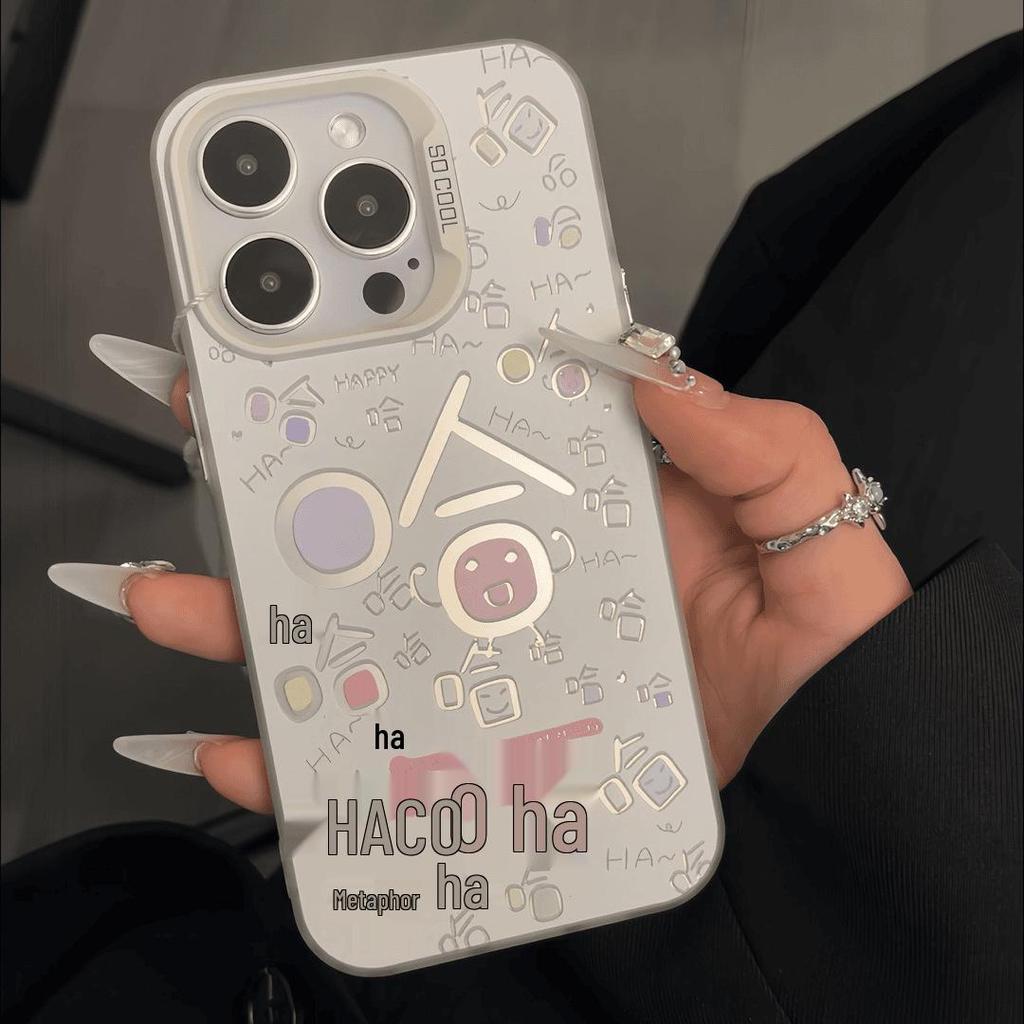 Text Haha - Ideal for Apple 15/14/13/12/11/PRO/PROMAX/XSMAX/XR/XS/X.