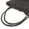 Used AUTHENTIC ANTEPRIMA Flower motifHand Bag Black wire