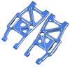 RC Front and Rear Lower Suspension Arm Set Aluminum Alloy RC Swing Arm Set for Traxxas 1 10 MAXX 2.0 RC Cars Dark Blue