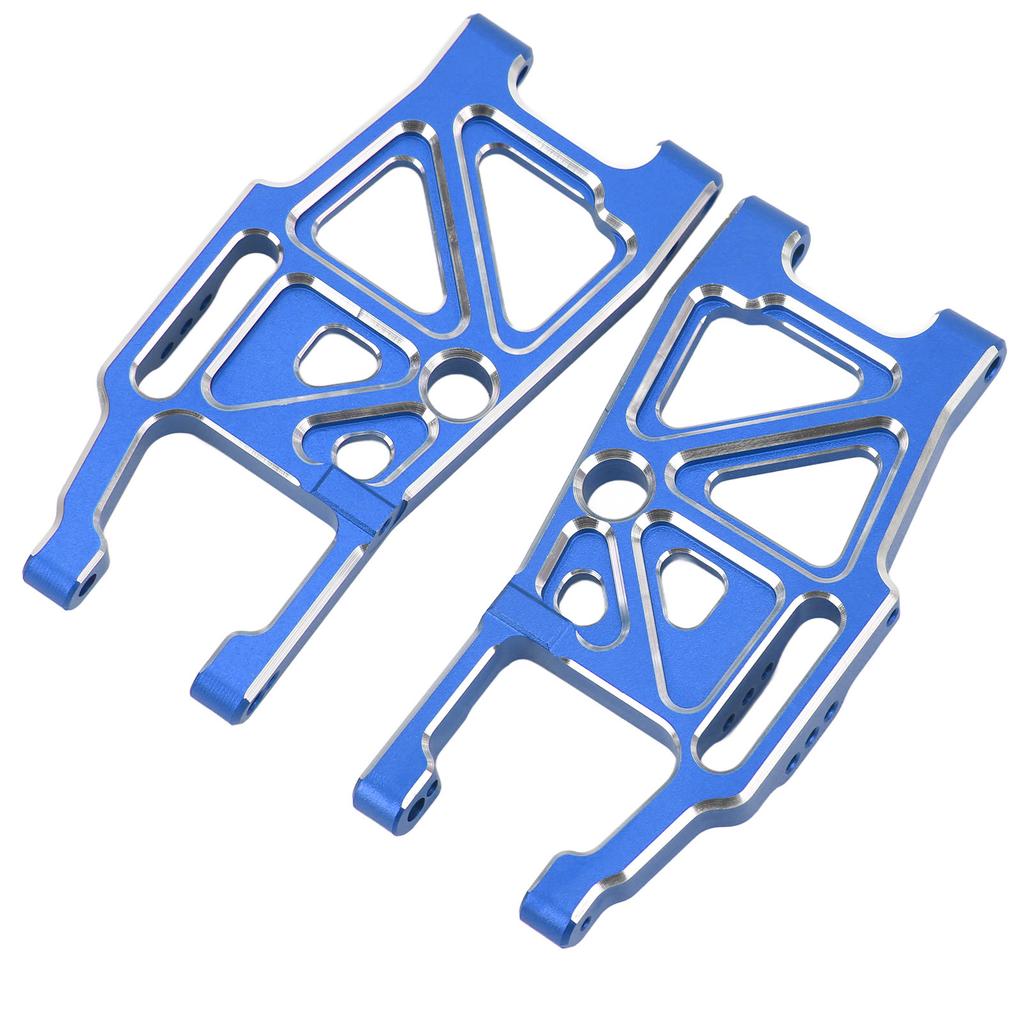 RC Front and Rear Lower Suspension Arm Set Aluminum Alloy RC Swing Arm Set for Traxxas 1 10 MAXX 2.0 RC Cars Dark Blue