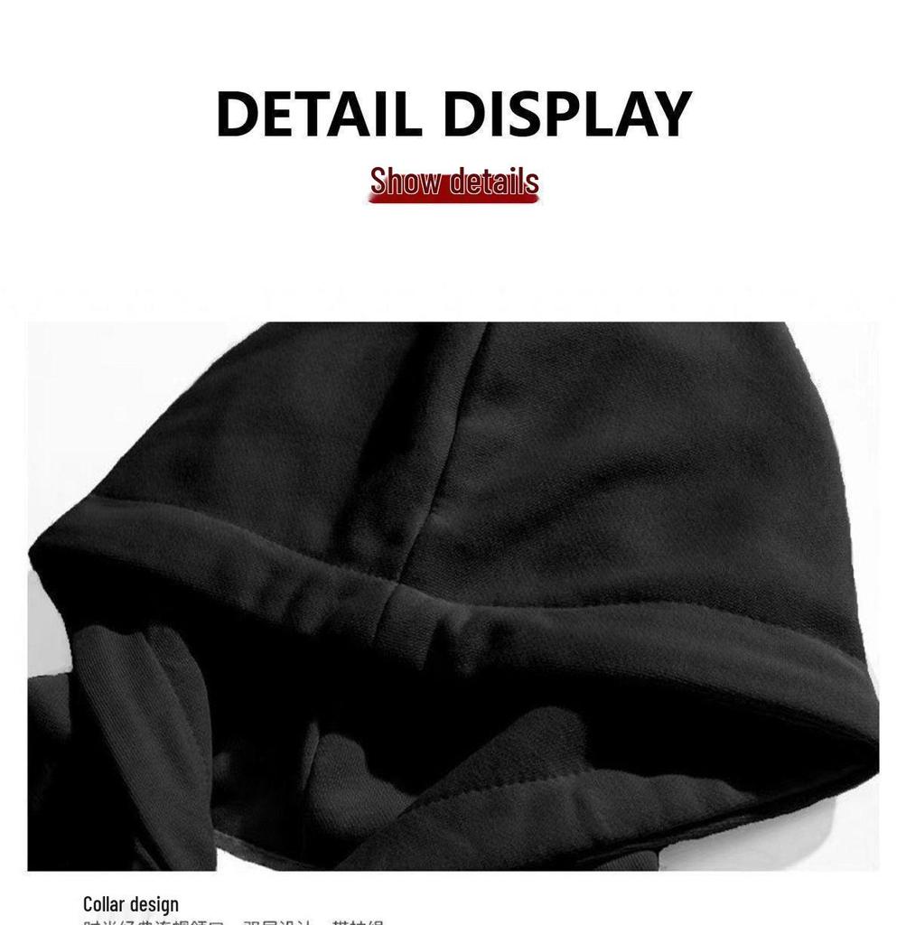 Alan Walker Men's Hooded Sweatshirt - Co-branded Electronic Music Style Jacket