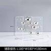 European-style Square Acrylic Cover Ball Ornaments Living Room Porch TV Cabinet Model Room Home High-end Decorations Modern