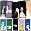 Phone Case for Samsung Galaxy A56 A54 A42 A36 A34 A26 A16 A12 A20 A22 A40 A50 A52 A06 5G Soft TPU Shell Cute Goose Duck Game Bag