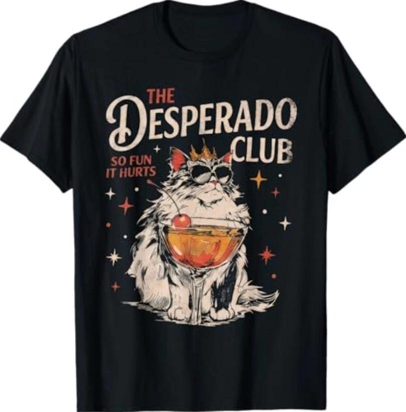 Desperado Club Mama Needs a Night Off Funny Cat T-Shirt