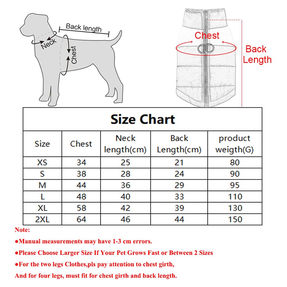 Gold-Stitched Dog Coat Winter Warm Sleeveless Puppy Coat High Collar Warm Cotton Jacket D-Ring Zipper Small Middle Dog Cat Coat