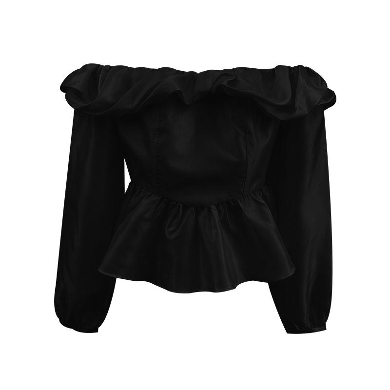 

Новый корейский шифоновый топ на бретельках — ранняя весна 2023 года, нишевый дизайн для женщин Small чёрный