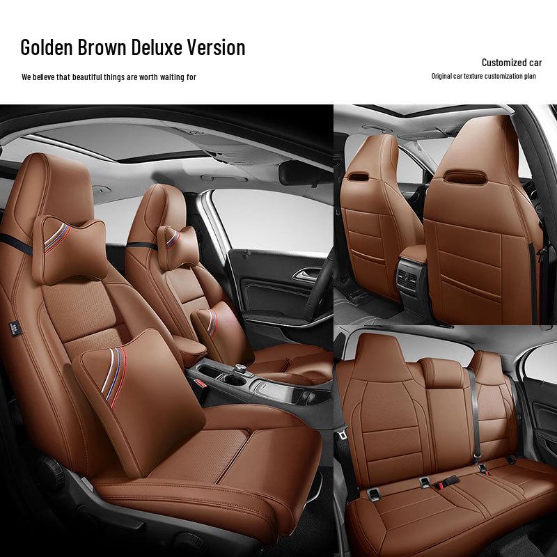 Genuine Leather Full Coverage Seat Cover for Buick Regal, Envision, LaCrosse, Encore, Excelle