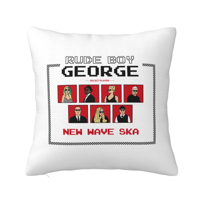 Custom Ska Reggae Jamaica Music Pillow Case Cushions Cover For Sofa Square Pillowcase