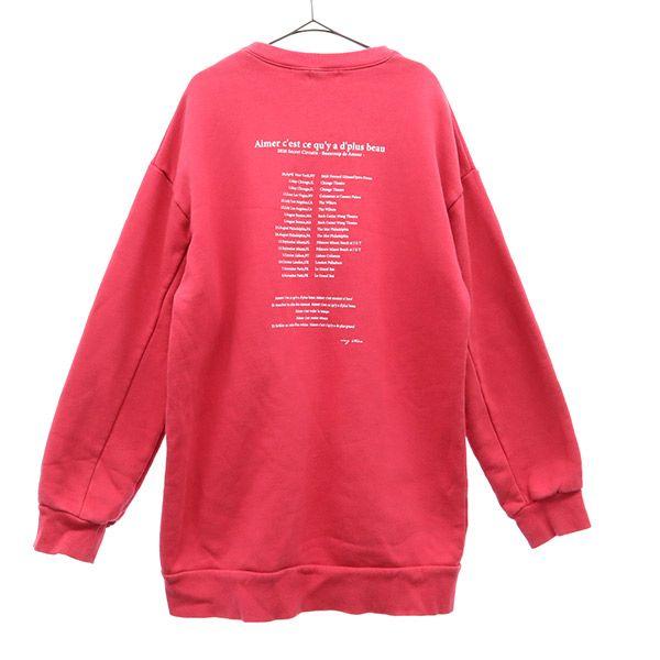 Eimy istoire Print Langarm-Sweatshirt F pink Turnschuh Damen Gebraucht