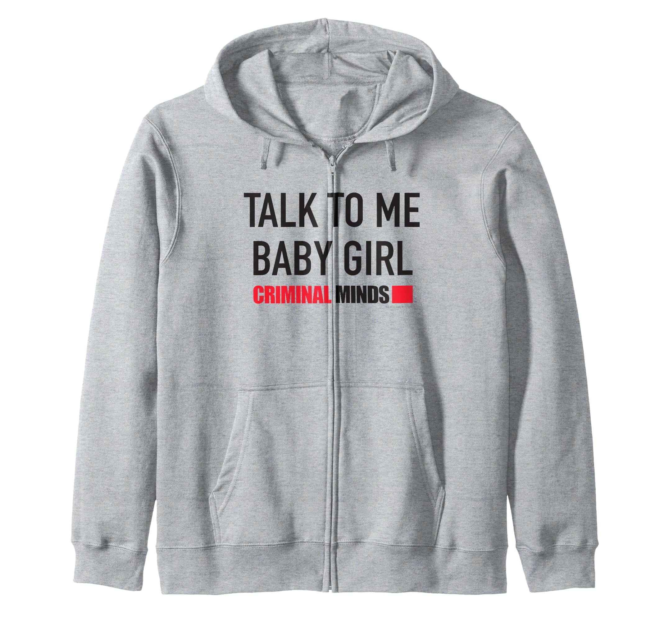 

Criminal Minds Talk To Me Baby Zip Hoodie Girl s чёрный