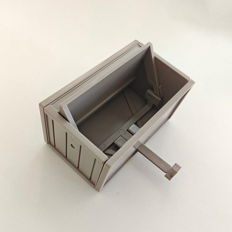 

1PCS Home Decoration New 3D Printed Garage Switchable Key Holder Car - Themed Keychain Box - Bedroom Decorations No Car Model темно серый