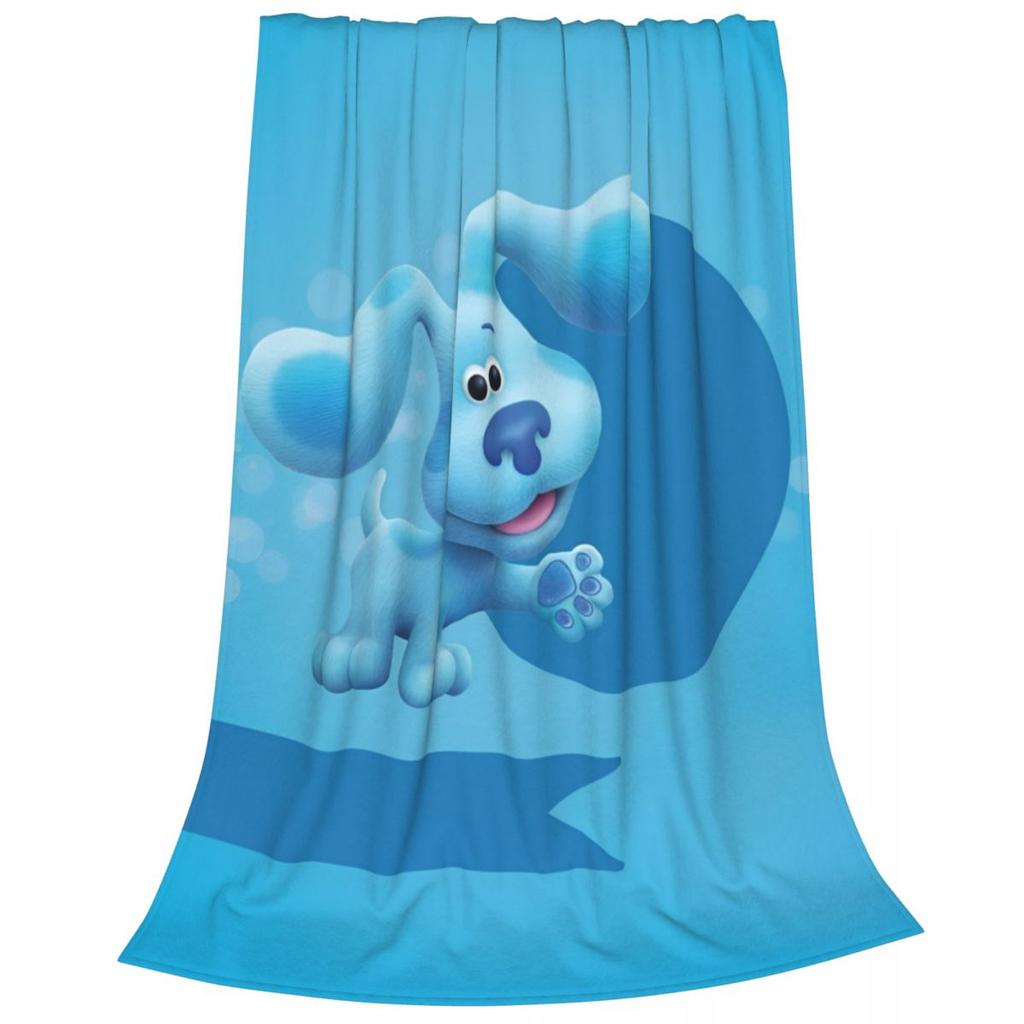 Blues Clues Cartoon TV Show Blanket Flannel Funny Warm Throw Blanket for Bedspread Winter