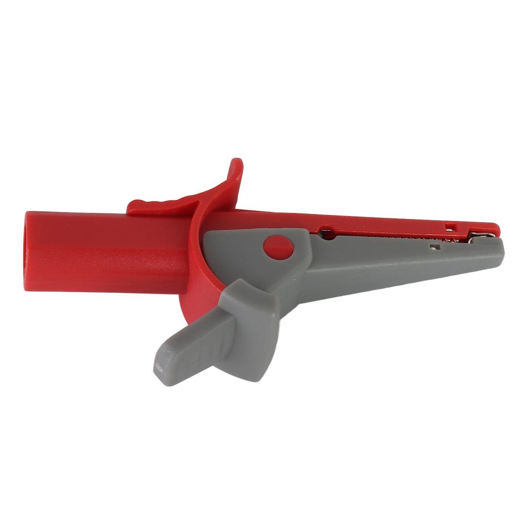 Insulated Test Clamp Safe 20mm Opening Current Test Clip with 4mm Banana Socket for Car Trucks Electrical Projects