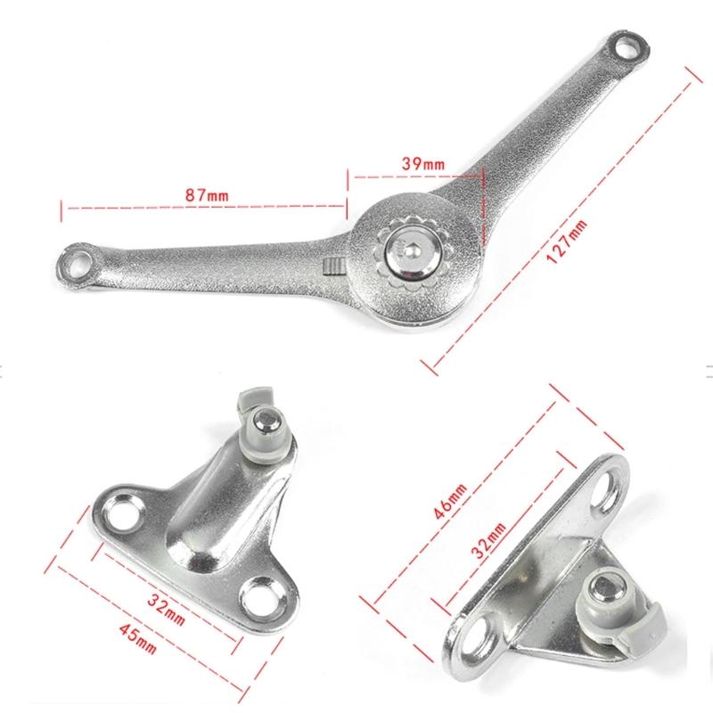 Adjustable Stop Stays Door Lift Up Support Furniture Stay Support Hinge Cabinet Door Kitchen Cupboard Hinges for 4-15KG