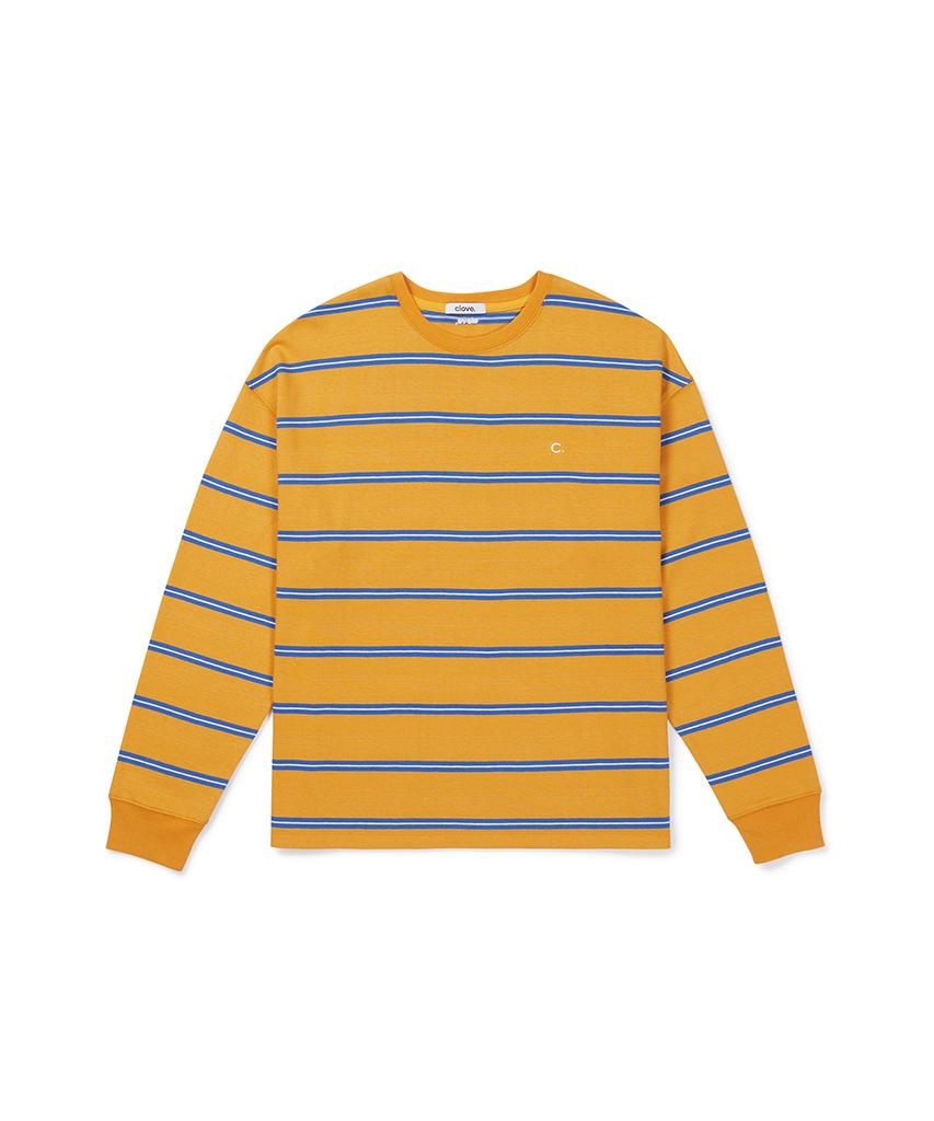 CLOVE [26Fw CLOVE] Stripe Long Sleeve T-Shirt (Yellow)