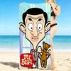 1Pc Mr Bean'S Teddy Adventure Beach Towel, Quick Dry, Multi-Use for Beach Pool Gym Yoga Home Travel, Christmas, Halloween, Xmas Gift M929194