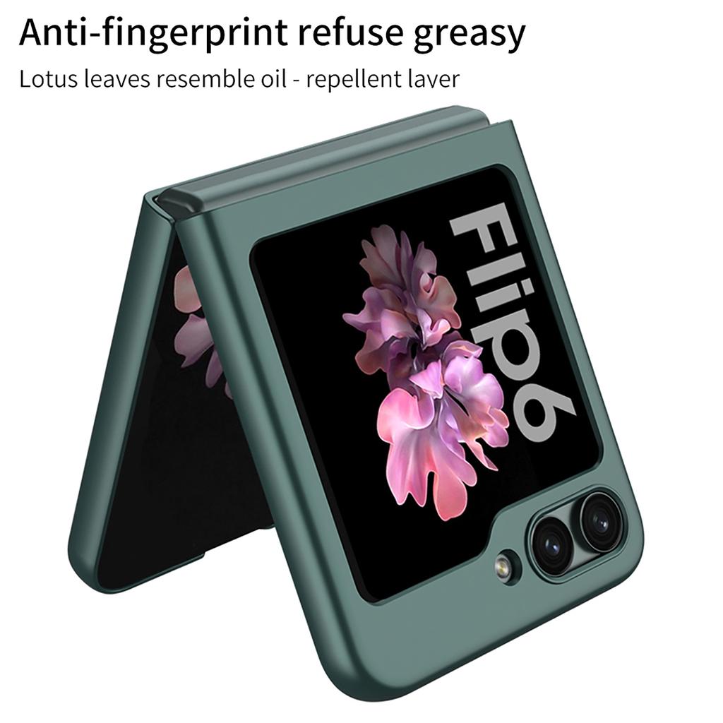Cover Opaca Sottile Monocolore per Samsung Z Flip 6 7 Custodia Antiurto in PC Ultra Sottile per Samsung Galaxy Z Flip 5 6 ZFlip6 ZFlip7