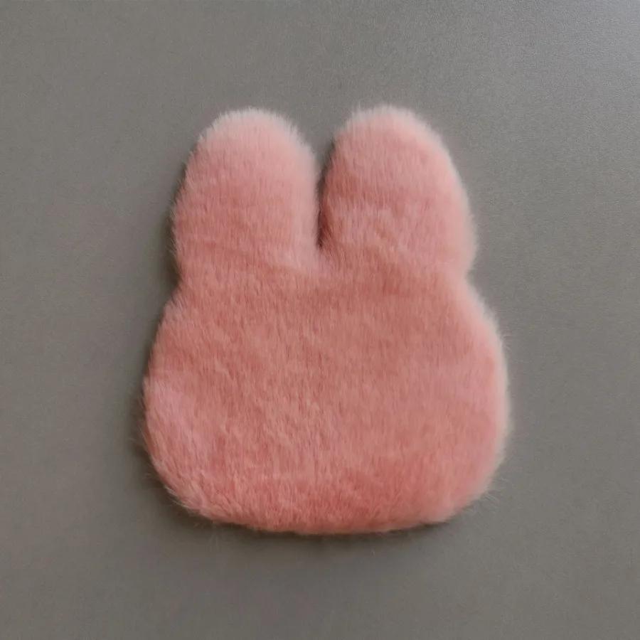 1PC 1:12 Doll House Accessories Bedroom Living Room Mini Plush Carpet Decoration Scene Shooting Props
