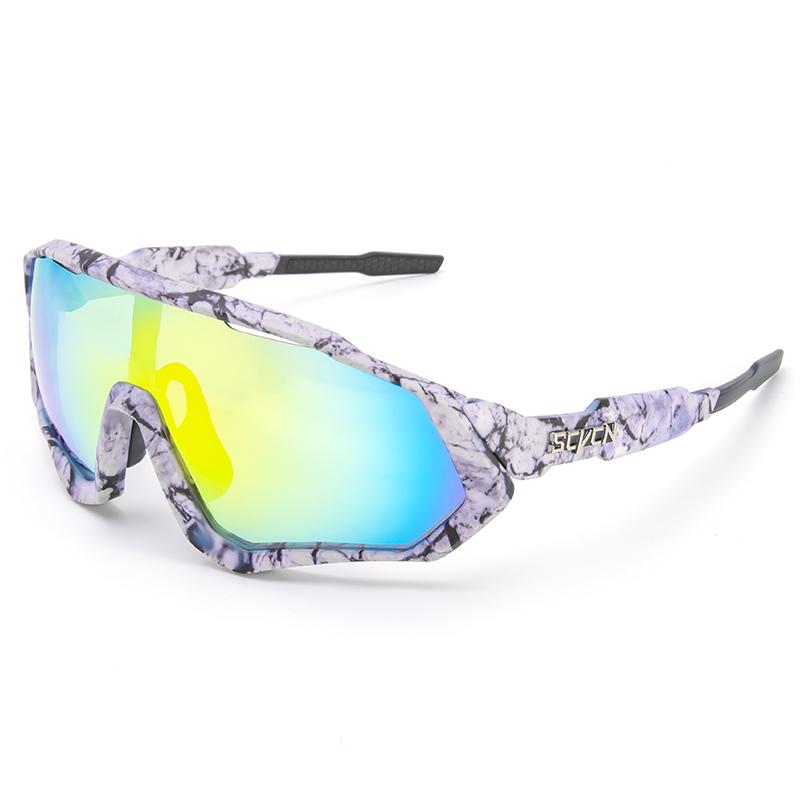 SCVCN Cycling Glasses UV400 Cycling Sunglasses Bicycle Eyewear Sports Men Women Outdoor Goggles MTB Glasses Sunglasses Eyepieces
