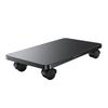 Cpb6 Stand Computer Shelf with Wheels - Black