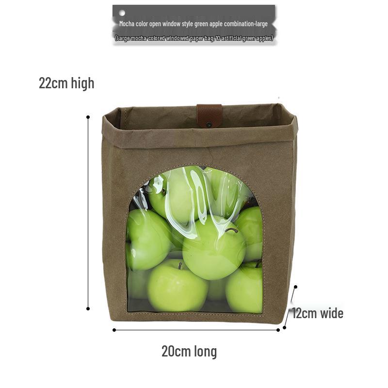 Green Apple Fruit Plate Décor for Dining, Showrooms, and Outdoor Picnic Photography