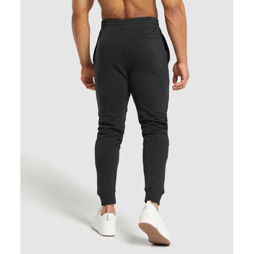 Gymshark Crest Joggers Black A2a4h Bbbb