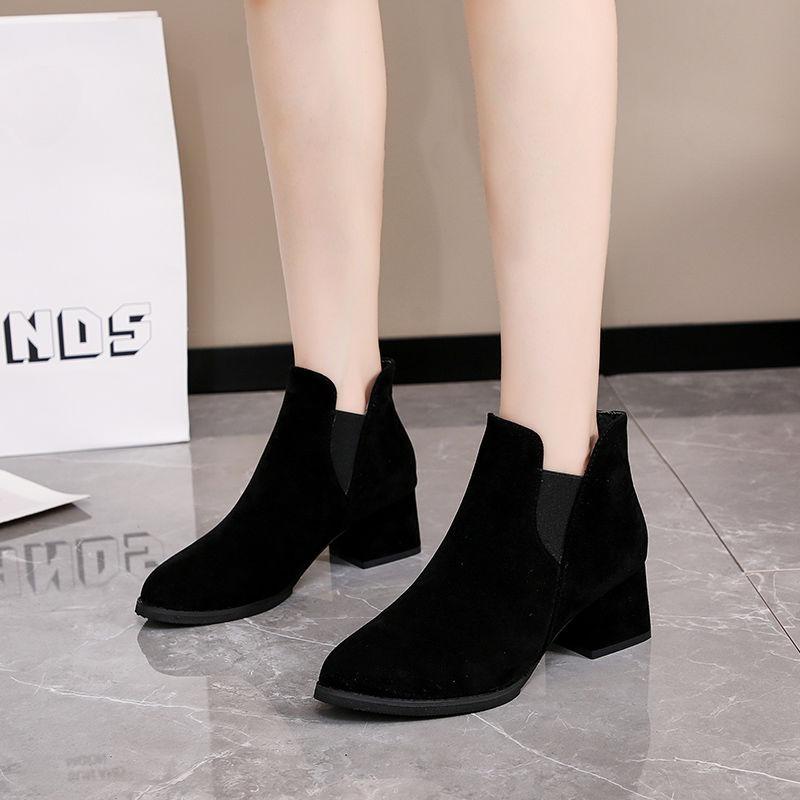 Fashion Ankle Boots for Women Work Suede Non Slip Booties New In On Offer Chic and Elegant Y2k Trend 2025 Comfortable Woman Short Shoes