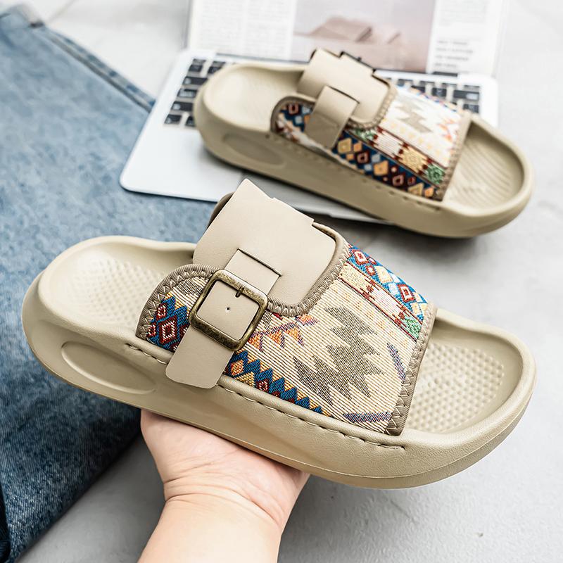 Men's Summer Casual Sandals Slippers Wear-resistant Sandals Adjustable Sandals Outdoor Beach Shoes