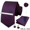 Men'S Business Dress Tie 5-Piece Groom Best Man Dress Accessories Gaowei Dense Jacquard Tie Worker