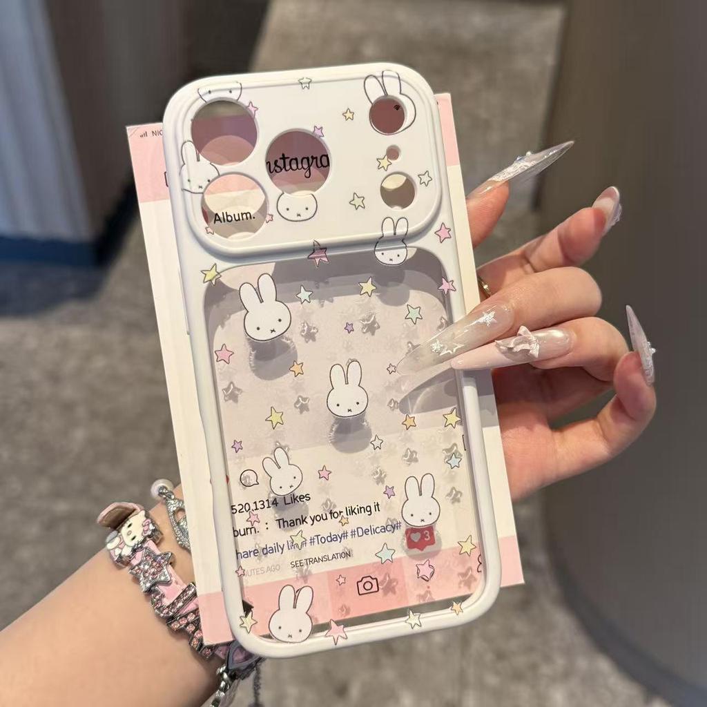 Korean full screen Miffy is suitable for Apple iPhone11Pro mobile phone case 11/11 large window 11 skin feel 11 cute