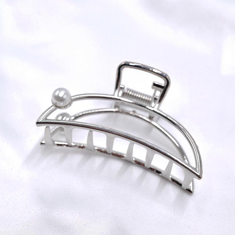 Unique Fashion Hair Accessories Ladies Geometric Metal Korean Hair Claw Clip