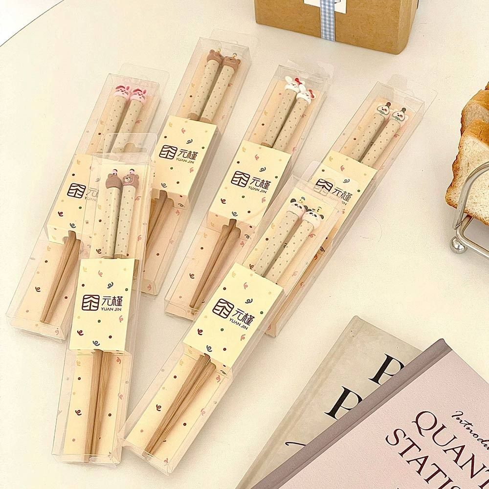 

Палички для їжі проти опіків. Бамбукові палички для їжі, що не ковзають. Подарункові. Китайські палички. Посуд. 4