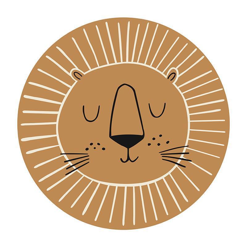 Cartoon Animal Children's Room Rug - Thickened Imitation Cashmere Floor Mat, Cute Game/Bedside Rug