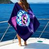 Colorful Furby In Bubbles Microfiber Beach Towel, Lightweight And Quick-Dry, for Summer Travel, Beach Essential, Swimming Pool Outdoor