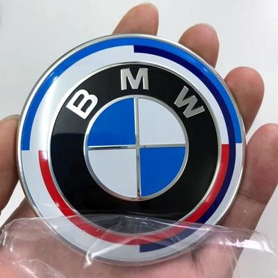 BMW 50th Anniversary Limited Exterior Modification LOGO BADGE Anniversary style--Front Emblem 73mm