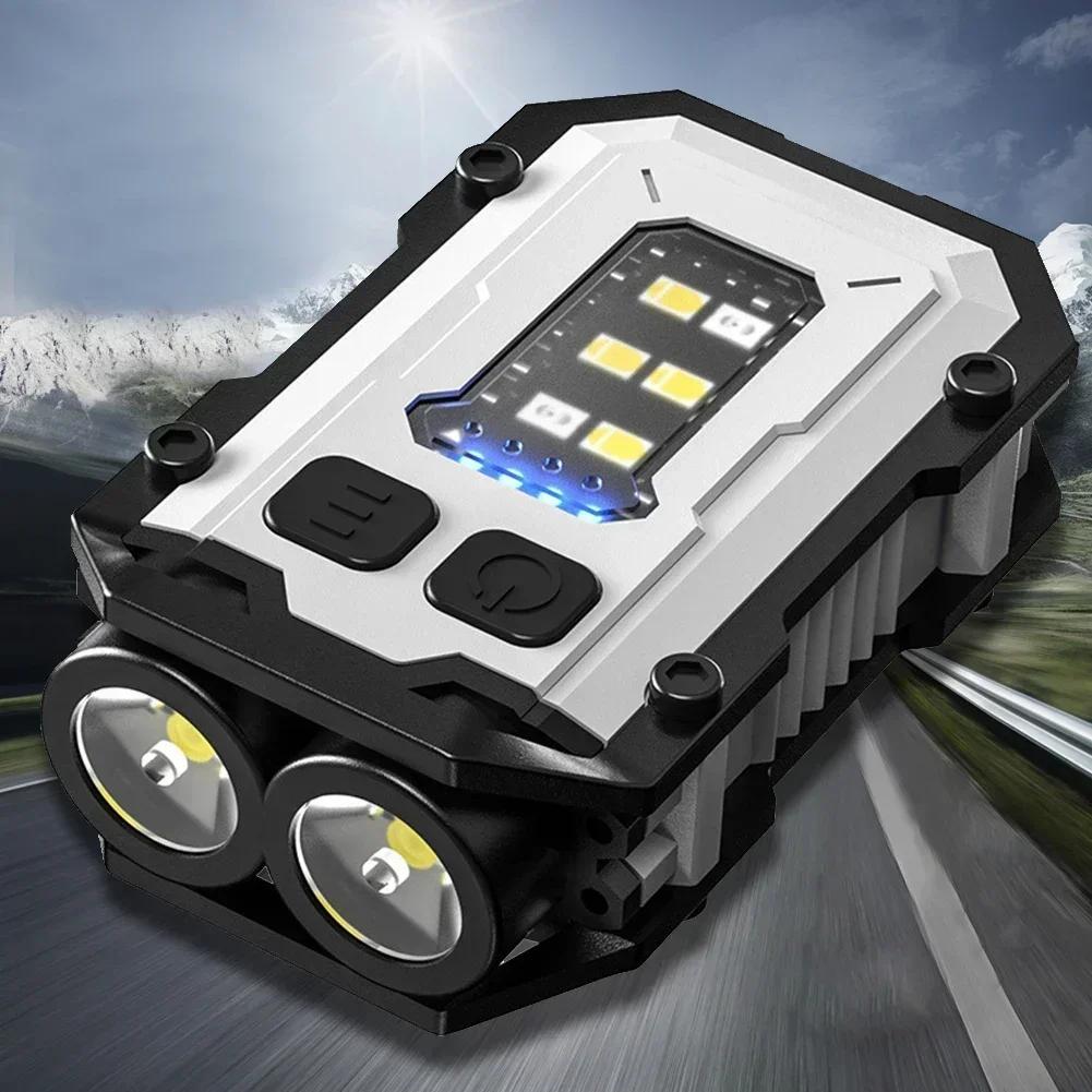 Mini Flashlight Keychain Light 5000 Lumens Handheld Portable Super Bright Torch Type-C USB Charging Emergency Work Camping Light