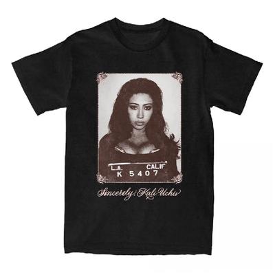 KALI UCHIS Sincerely Photo T-Shirt Cotton Short Sleeve Female TShirt Graphic Printing Clothing Unisex Streetwear Women Tshirts