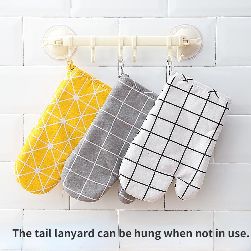 Haushalt Isolierhandschuhe Küche Ofen Backen Isoliert Dampfgarer Mikrowellenofen Handschuhe