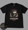 Shinedown Retro Rock Band T-Shirt, Distressed Graphic Tee,Unisex Tee
