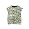Summer Korean Floral Short-Sleeve Dresses for Girls: Middle To Large Sizes