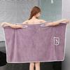 Womens Bath Towels Girls Wearable Fast Drying Bathing Beach Spa Bathrobes Wash Clothing Shower Bath And Gym Towel