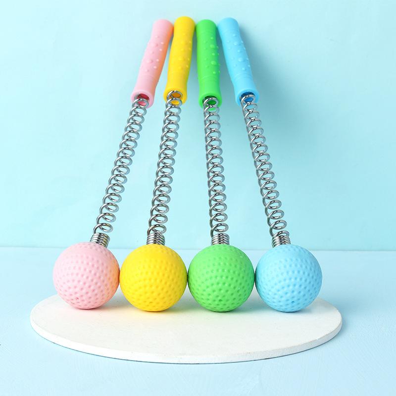 Golf Massage Hammer Slapping Silicone Spring Massager Multi-Functional Back Hammer Meridian Beating Fitness Hammer