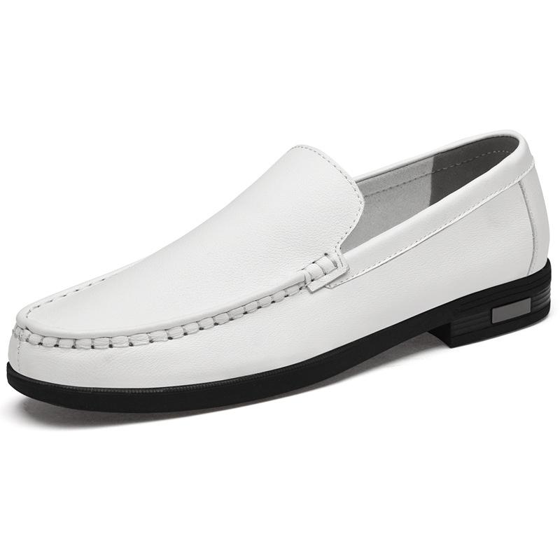 

Полые дышащие повседневные кожаные туфли для ног большого размера, четырехсезонные рабочие повседневные кожаные туфли 38