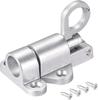 Multi-purpose Spring Door Window Bolt Lock Automatic&Self-closing Security Durable Bounce Mechanism with Safety Pull Ring Latch