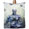 Experience So Lucid, Discovery So Clear Throw Blanket Men's Soft Warm Throw Blanket for Couch