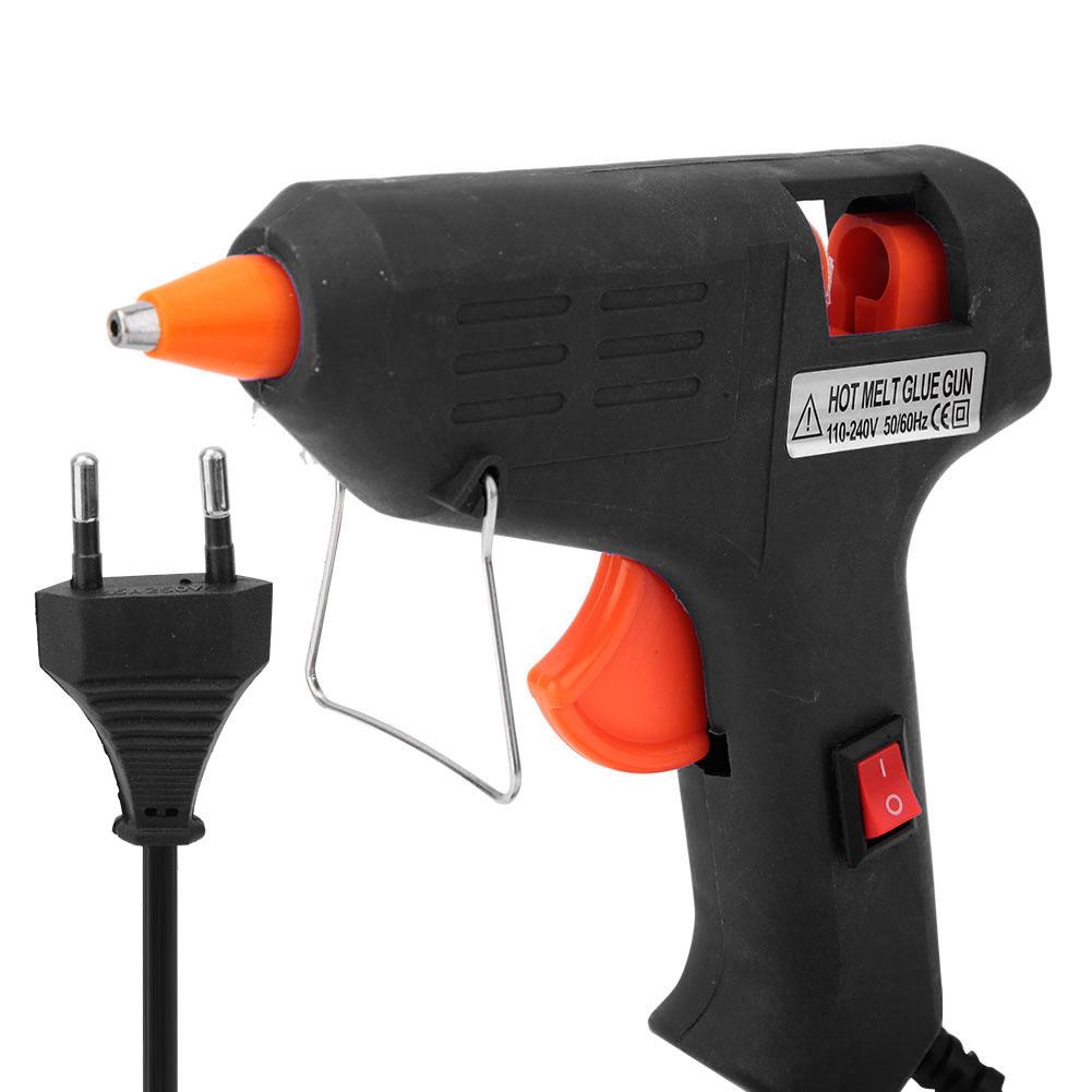 20W Hot Melt Glue with Manual Electric Hot Melt Glue (Black )