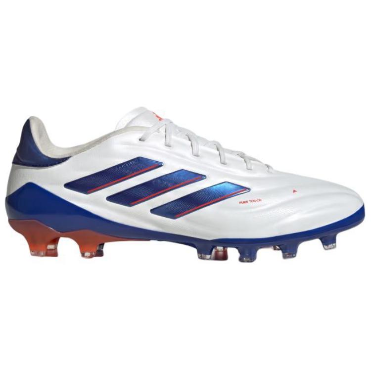 Adidas Copa Pure 2 Comfortable Sports Shock Absorption Non-Slip Wear-Resistant Football Shoes Men Football Shoes White Blue IG8677