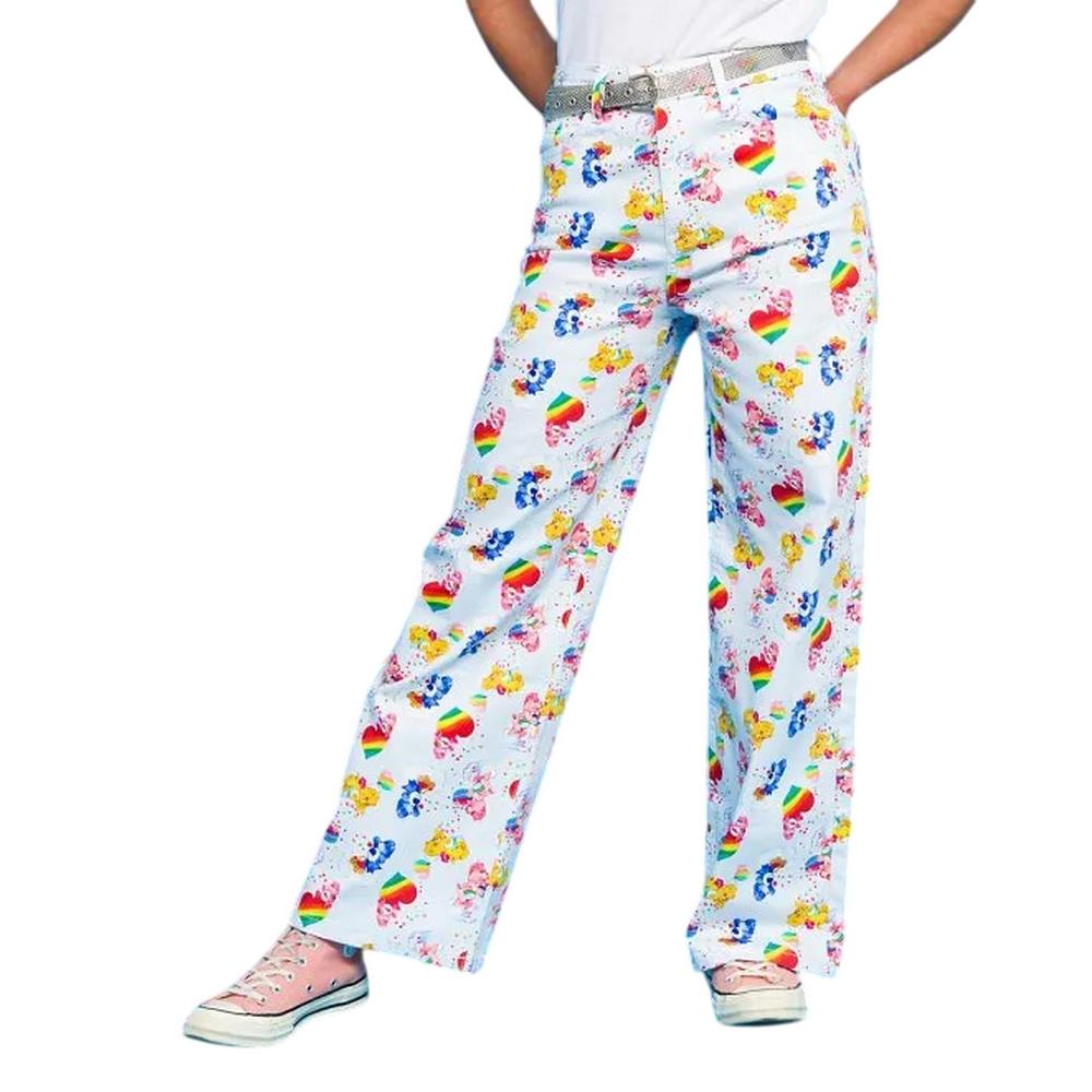 Care Bears Dámské/Dámské džínové džíny s celoplošným potiskem