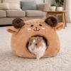Mouse Shaped Hamster Warm Nest Thicken Hamster Hideaway Shelter Hedgehog Hideout Nest  Pet Habitat